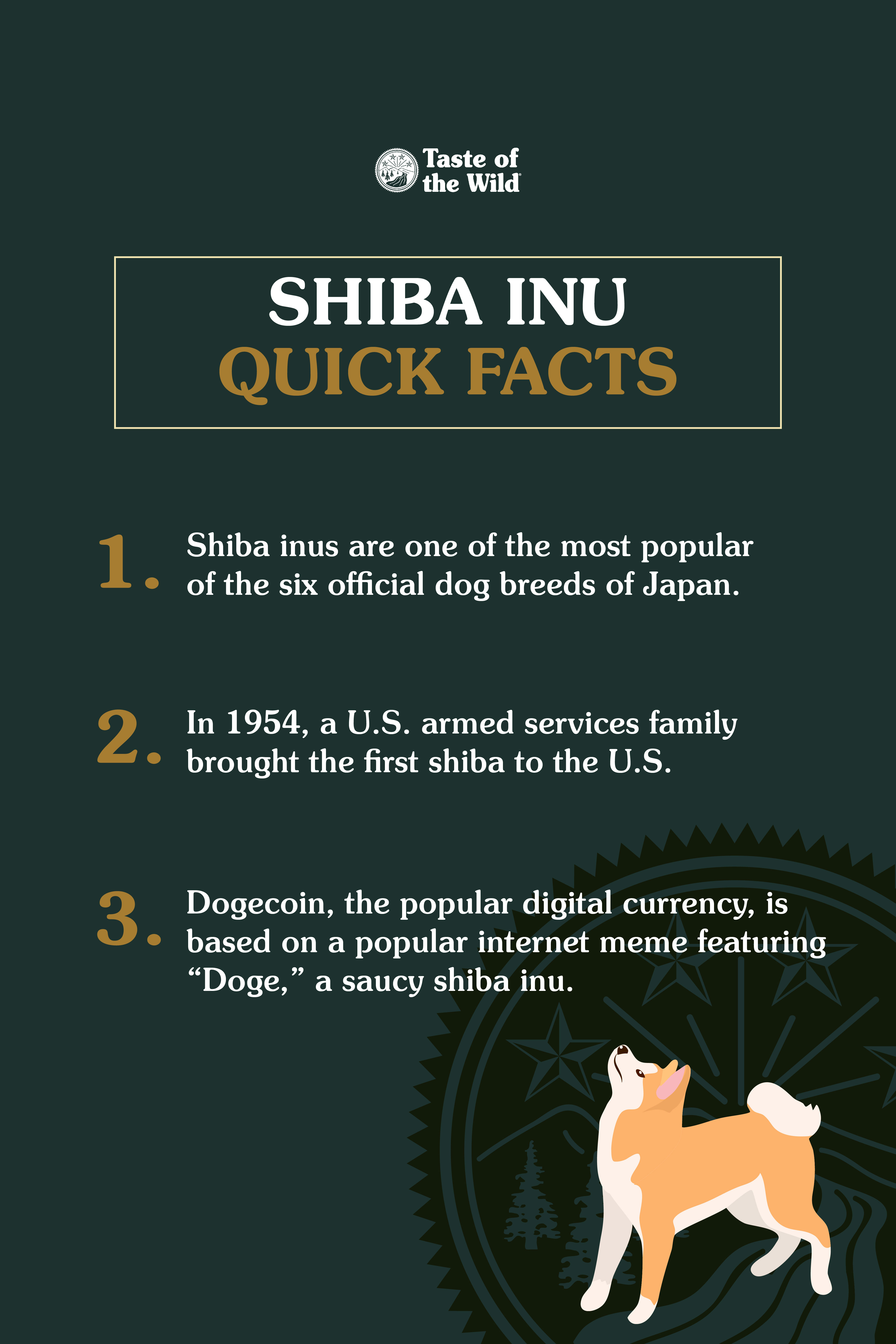 Shiba inu quick facts.