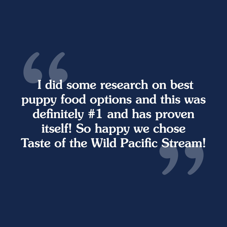 Text review image for Pacific Stream Puppy