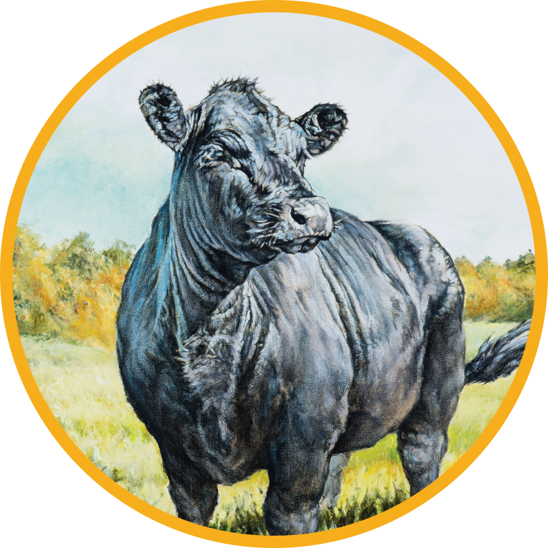 Painting of Cows