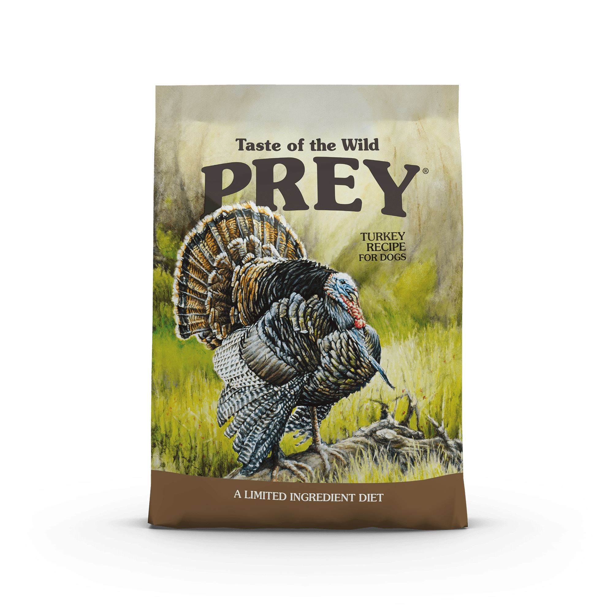 The front of a bag of Turkey Limited Ingredient Recipe for Dogs.