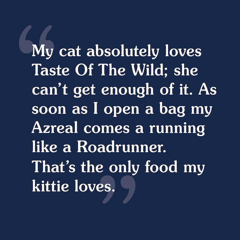 Text Review Image for Canyon River for Cats.