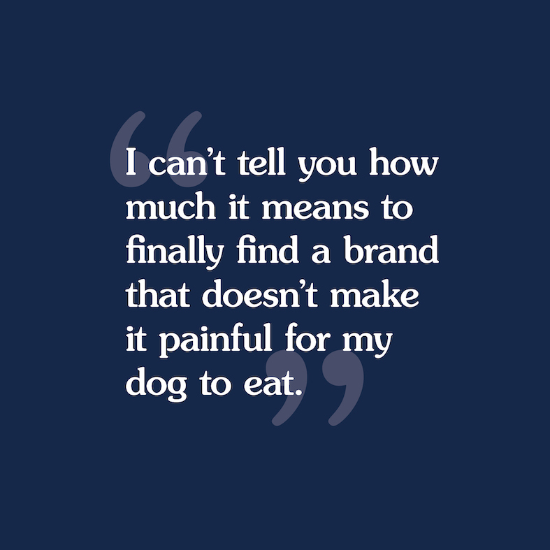 Text Image with Food Review | Taste of the Wild